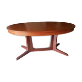 Table vintage scandinave ovale