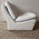 Vintage white armchair, France 1970