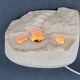 Vintage Lamp 70s Stone Sculpture by Arsène Galisson