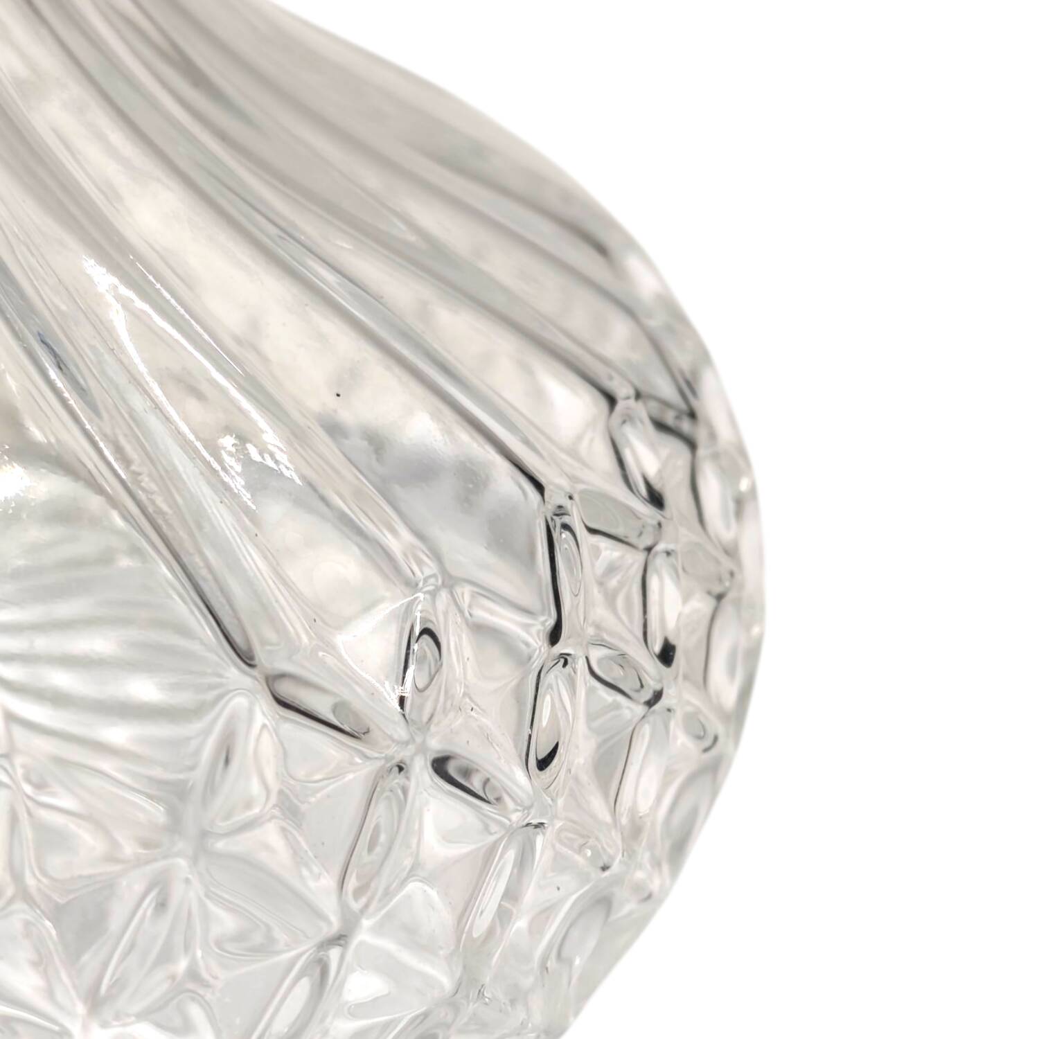 Vintage 1970s Cristal d'Arques Decanter - Diamond Cut