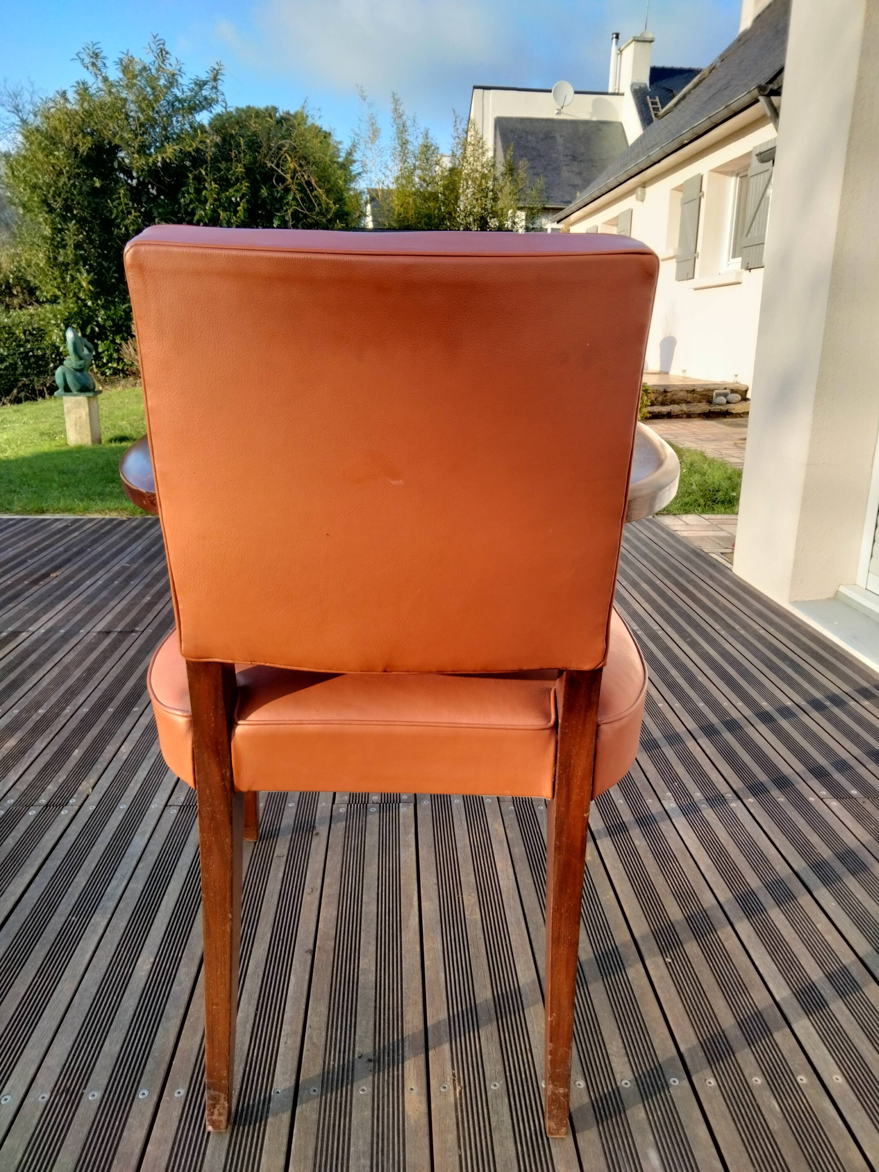 Fauteuil en cuir