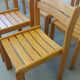 Set of beech chairs