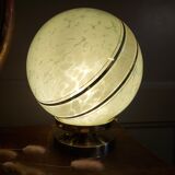 Green art-deco lamp