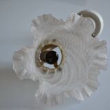 Swan neck wall lamp and its tulip, early 20th century.