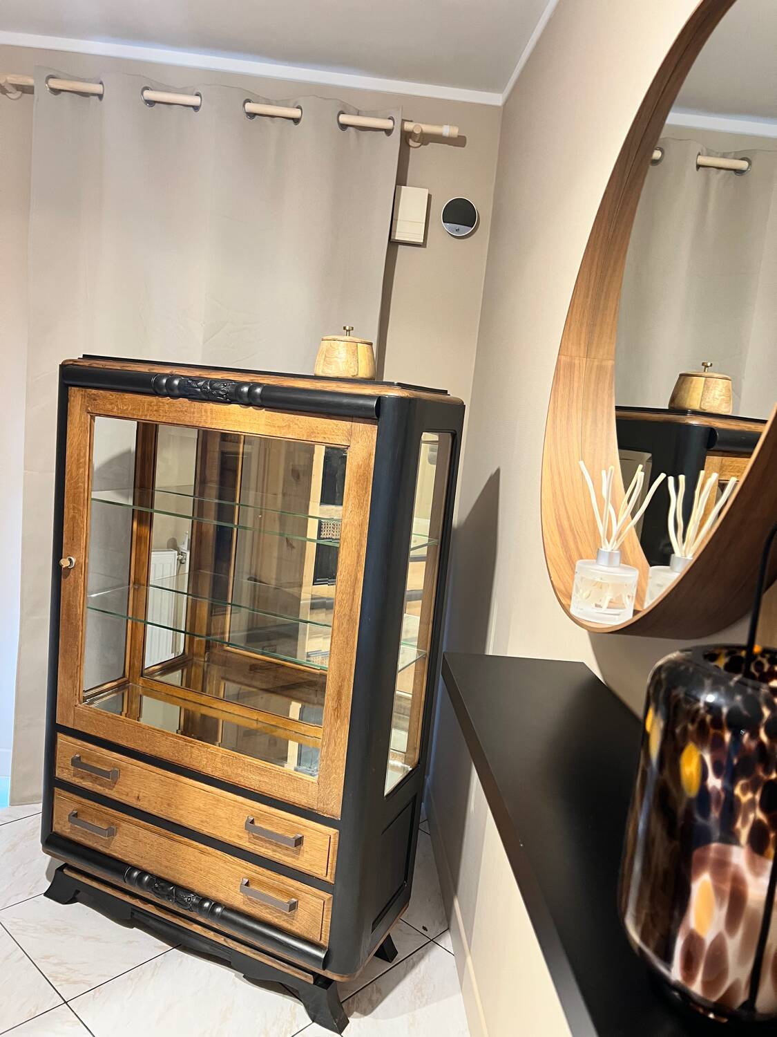 Art Deco display cabinet