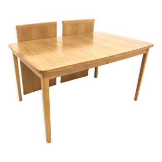 Table de salle à manger scandinave en chêne, Ulferts, Tibro, Suède, 1960