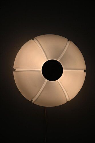 Glass Model Lotus Lamp from Glashütte Limburg