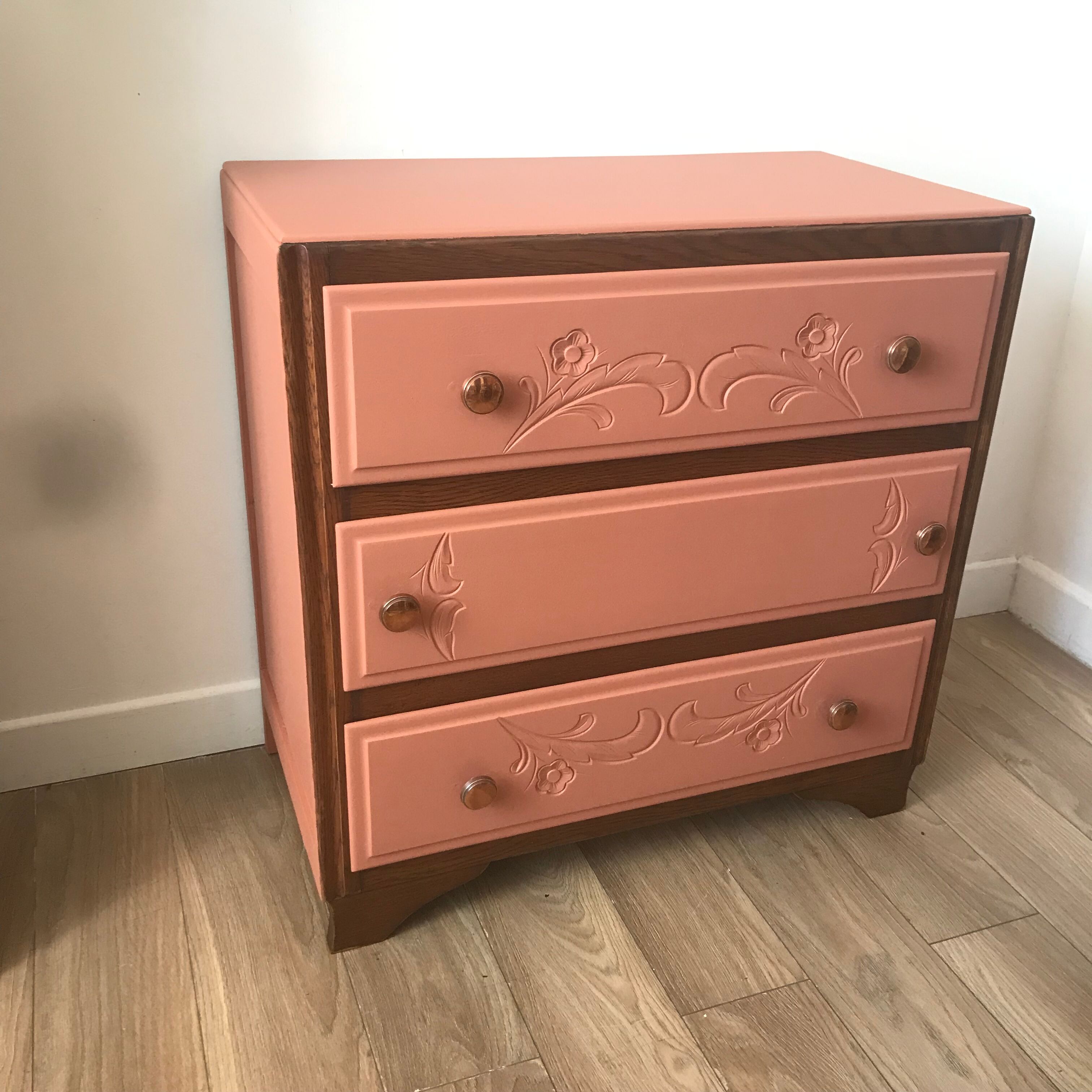 Commode Art Deco et terracotta
