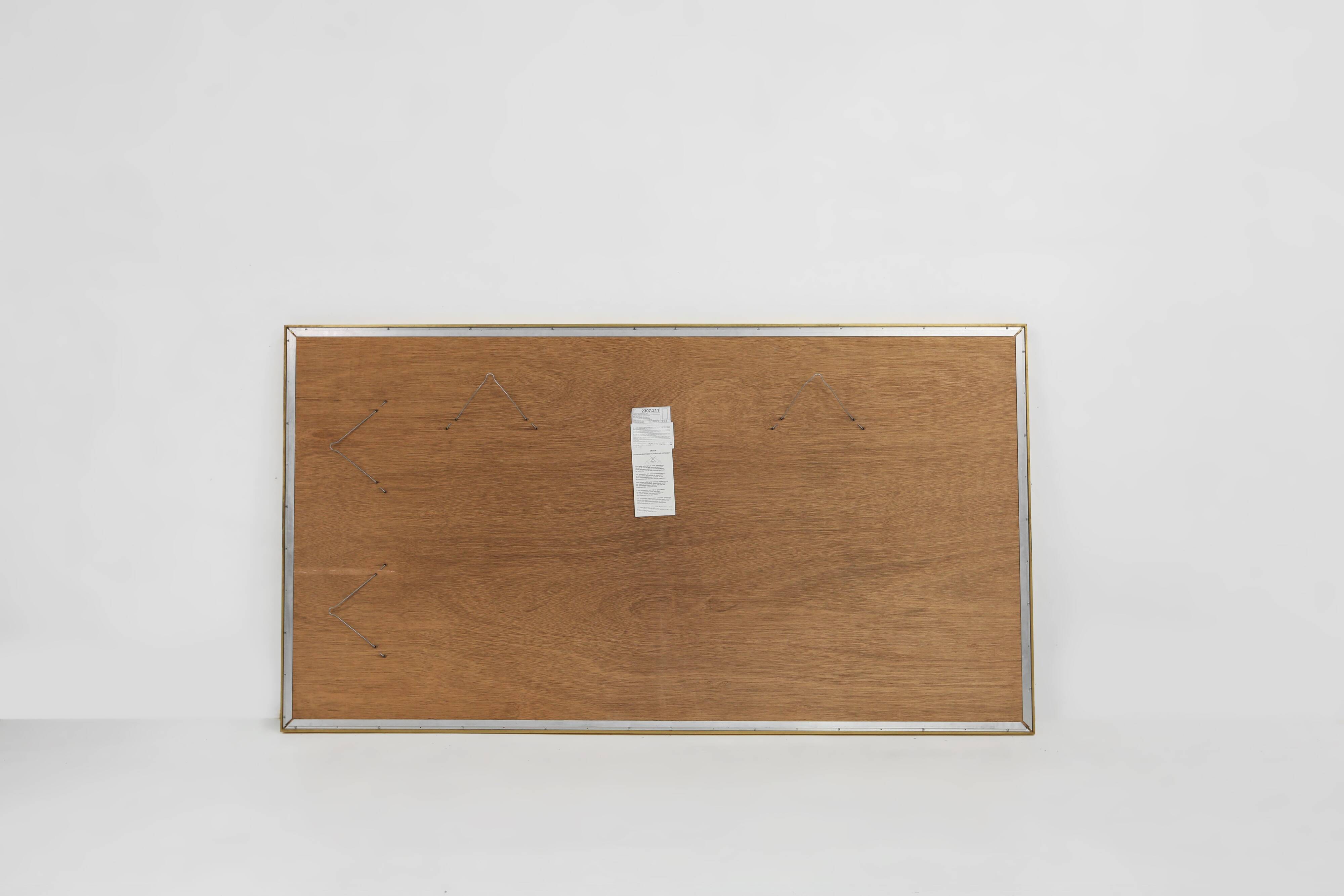 Large Hollywood Regency Style Mirror by Deknudt, Belgium ca. 1980