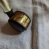 Vintage serving trolley with smoked glass from the 1970s