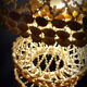 Shell chandelier Cabrias 60s