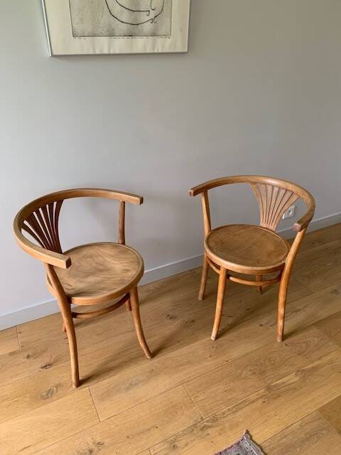 2 chaises Thonet 1900