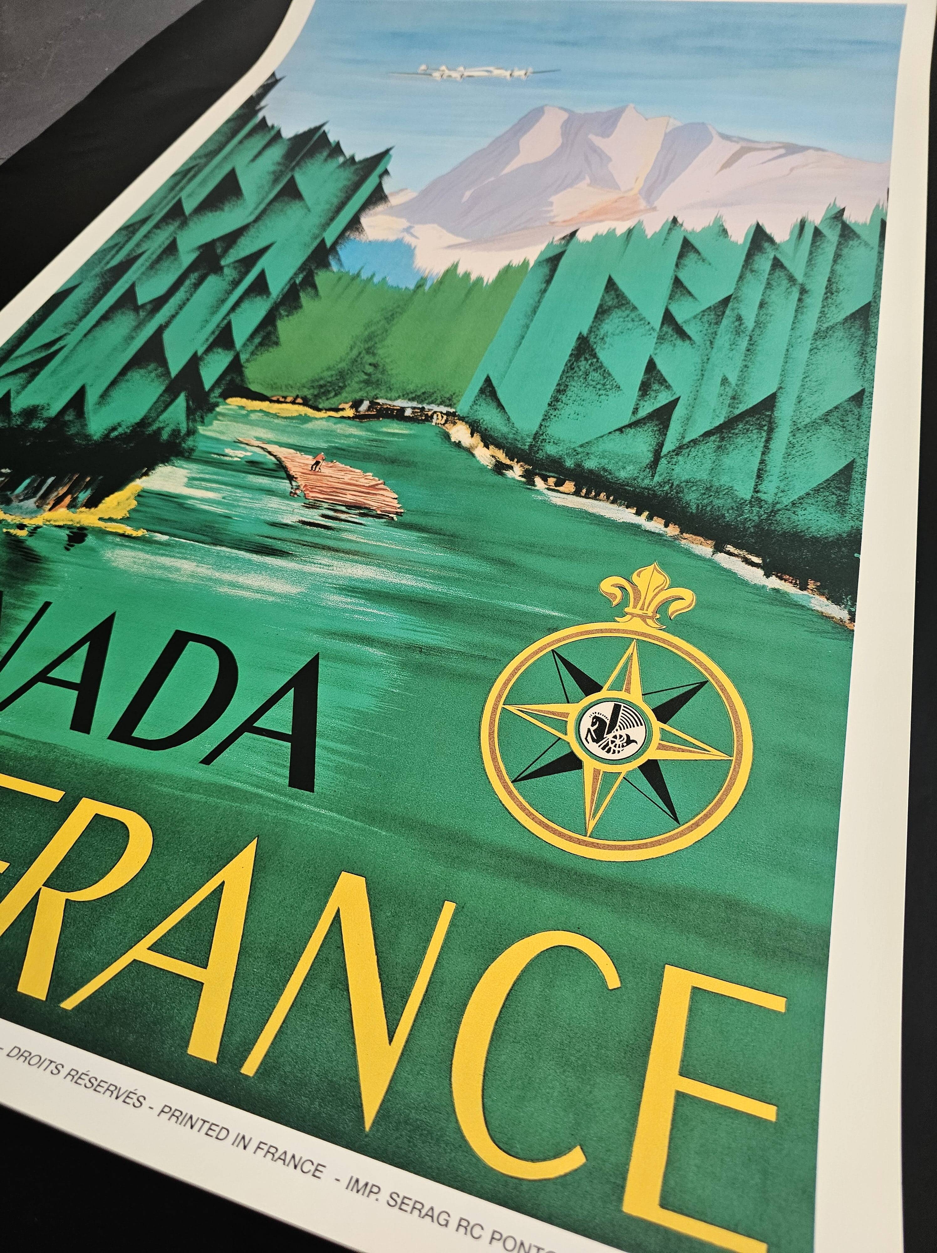 Air france - canada poster