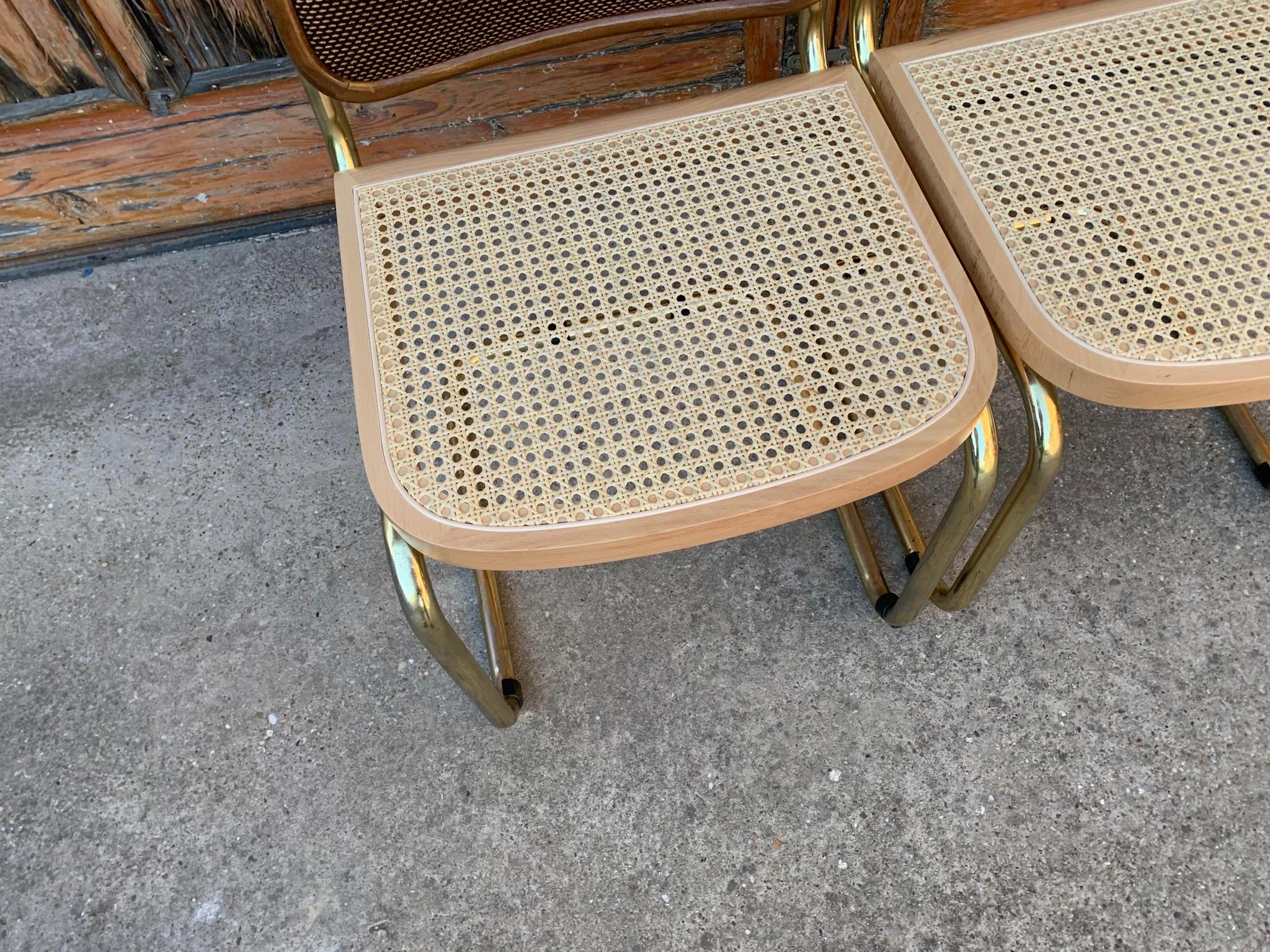 Marcel Breuer "1970 cesca" chairs set of 2