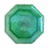 Plat en cristal de portieux octogonal