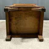 Living Room or Nightstand Table in Oak and Marble, Art Deco – 1930