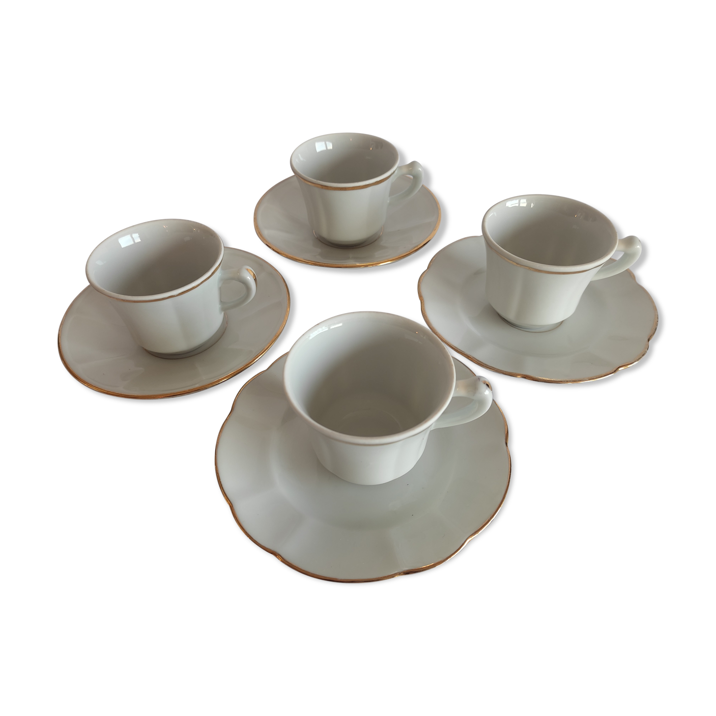 Fine porcelain coffee service