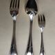 Housewife Ercuis in silver metal model with trilobed net 66 pieces