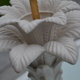 Vintage ceramic palm tree lamp base