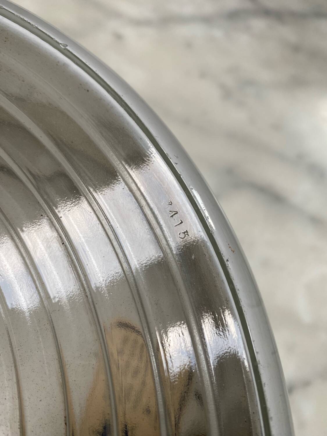 Plafonnier applique vintage verte opalin Holophane