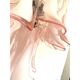 Contemporary Pink Murano Glass "Selle" Wall Sconces in Mazzega Style - A Pair