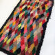 Tapis berbère Beni Ouarain à losanges colorés 185x97cm
