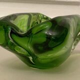 Vide poche Murano vert iridescent