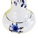 Bougeoir en porcelaine cobalt Wallendorf 1762, Allemagne années 1970.