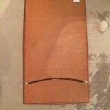 Scandinavian teak mirror - 69 x 36 cm