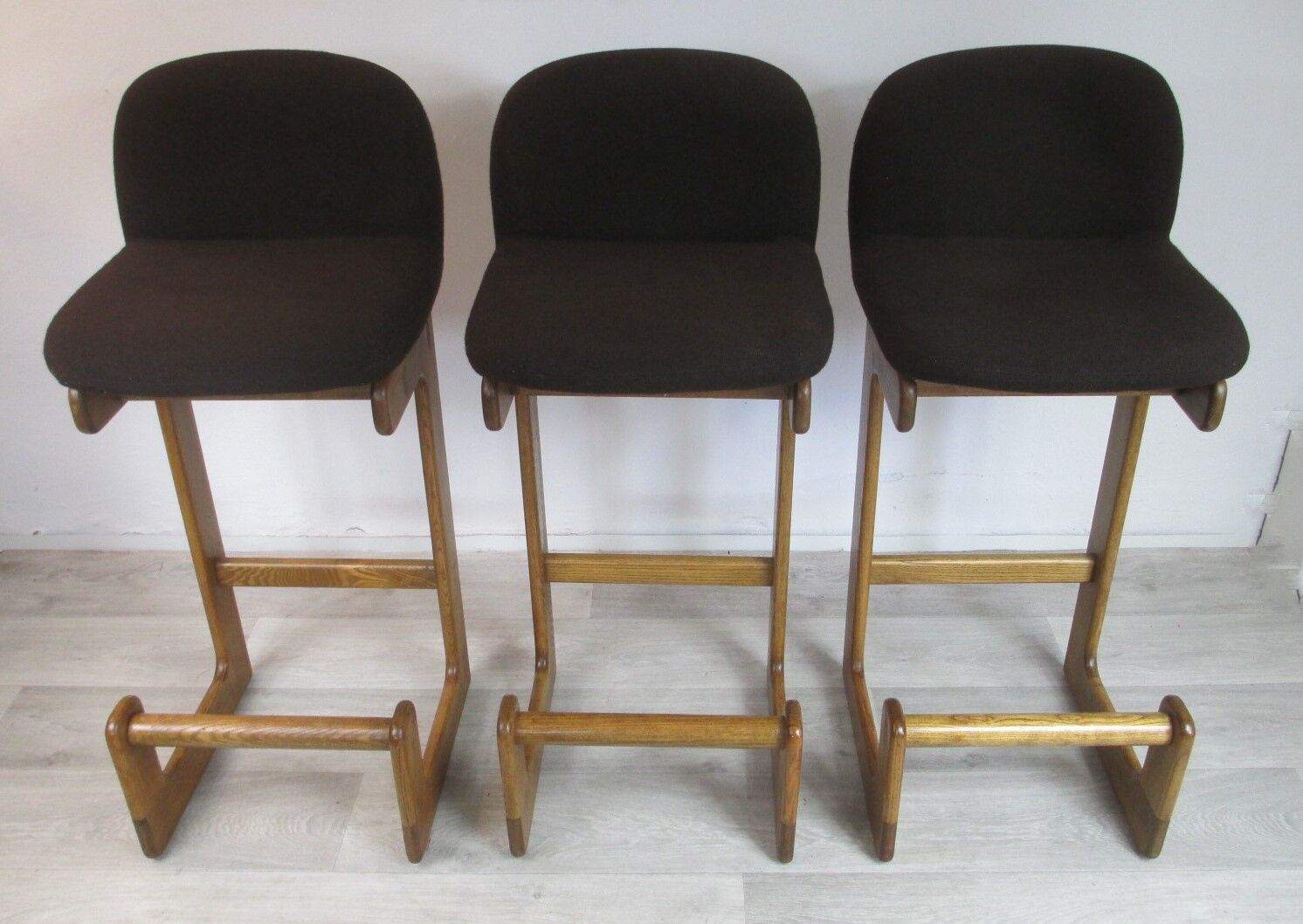 Set of Three Bar Chairs, Brune, Germany, 1970s