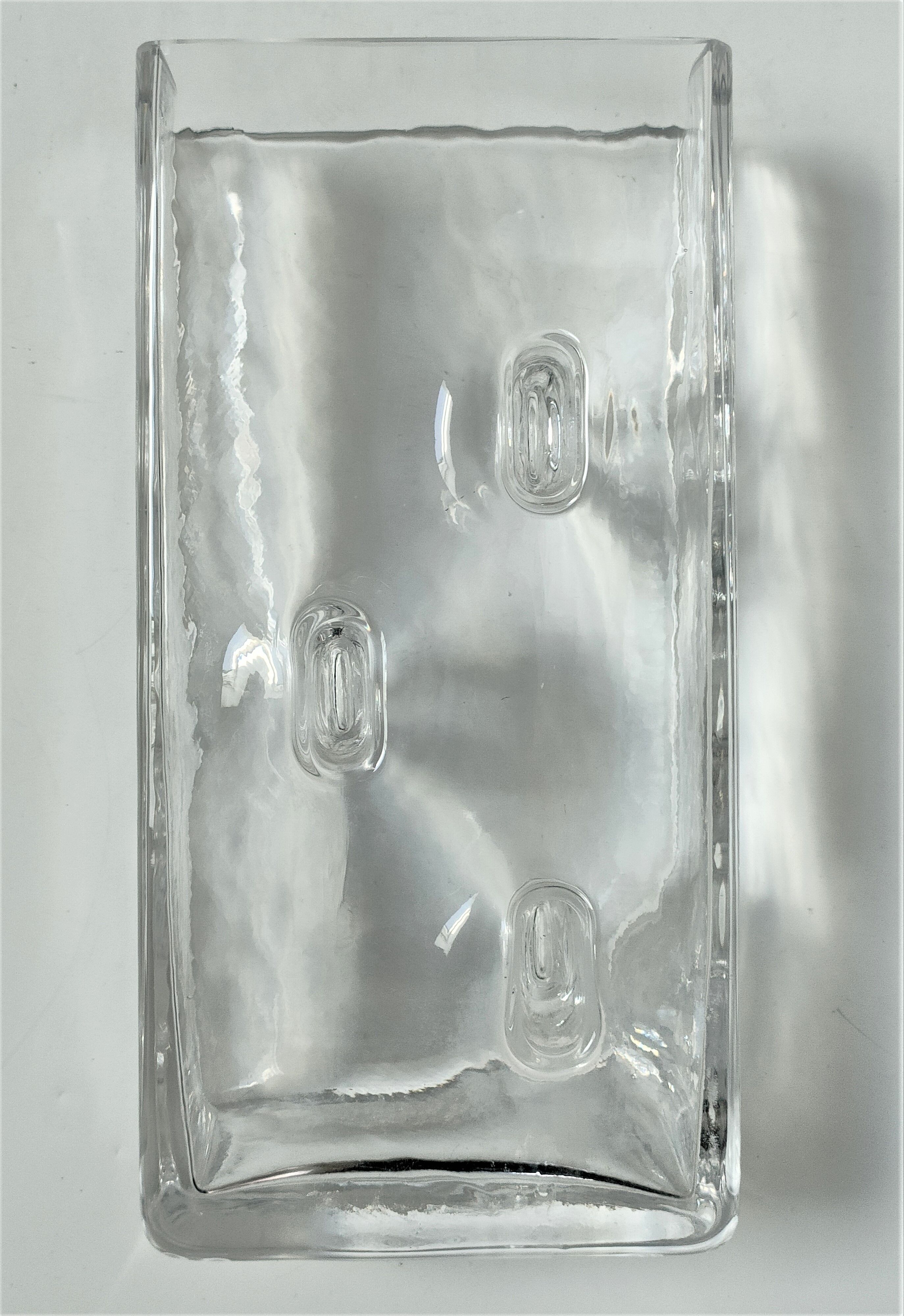 Design glass vase by Claus Josef Riedel 60s-70s