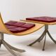 Saporiti Italia "Voyager" lounge chair and ottoman by Gaby Fois Dorell