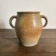 Ancien pot à graisse/vase en grès vernissé vintage – 2 anses