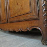 High sideboard in solid oak