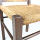 Chaise brutaliste en corde