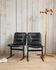 Paire de chaises cuir