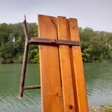 Folding bench of guinguette year 50