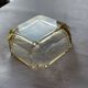 Baccarat Art Deco crystal square ashtray