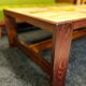 Danish coffee table with ceramic top on wenge frame, 1970s