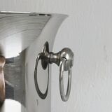 Seau à champagne vintage en métal brillant