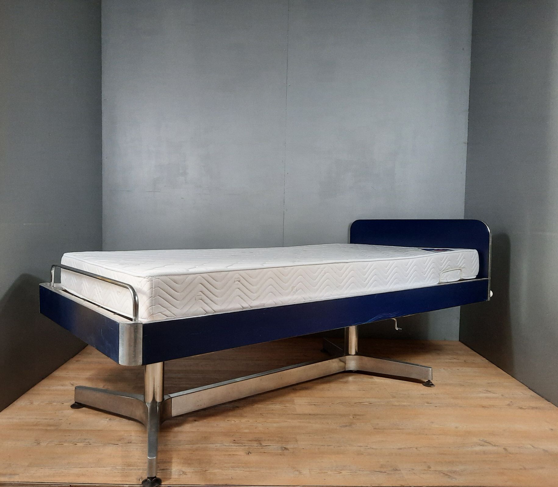 Old vintage hospital bed from the 70s