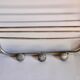 Vintage coat rack 5 aluminum pads