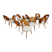 Chaises de salle à manger d'Antonin Suman, années 1960, ensemble de 12