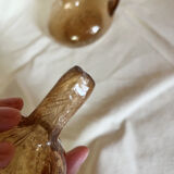 Bubbled glass decanter