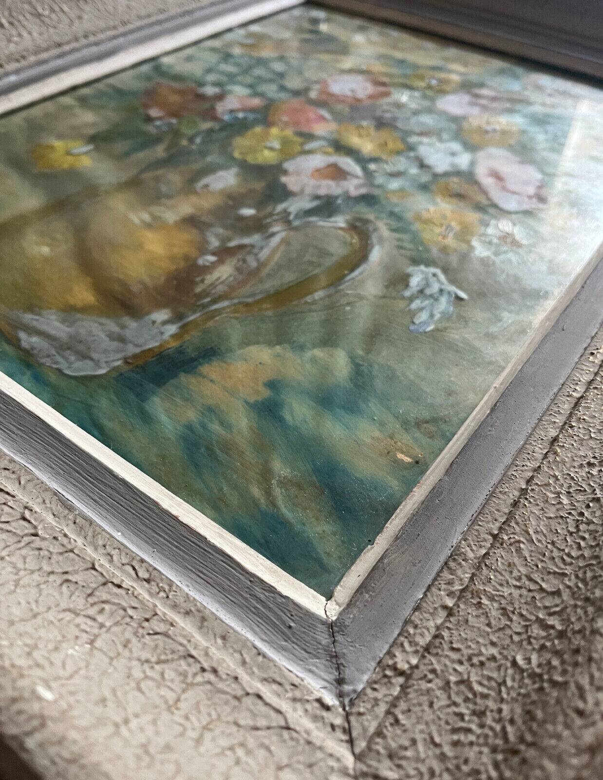 HSTP painting (Bouquet of flowers" circa 1950 mention Algiers