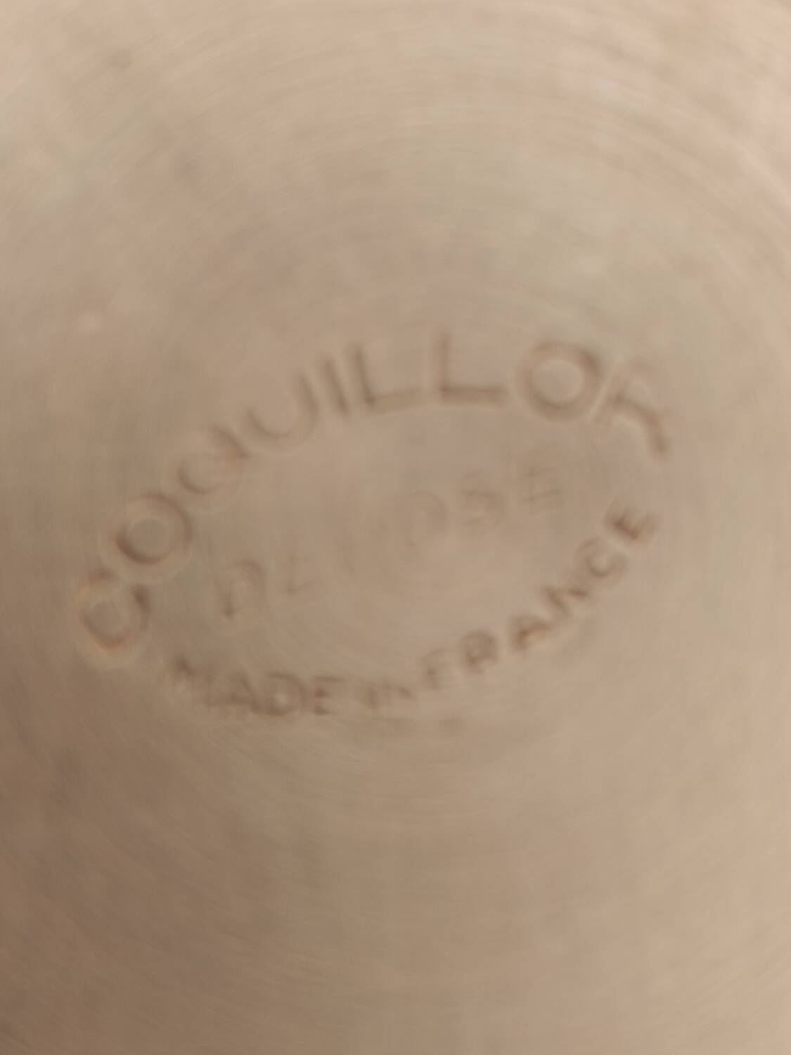 Beurrier "coquillor" en métal argenté