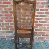Louis XV style cane chair in beech