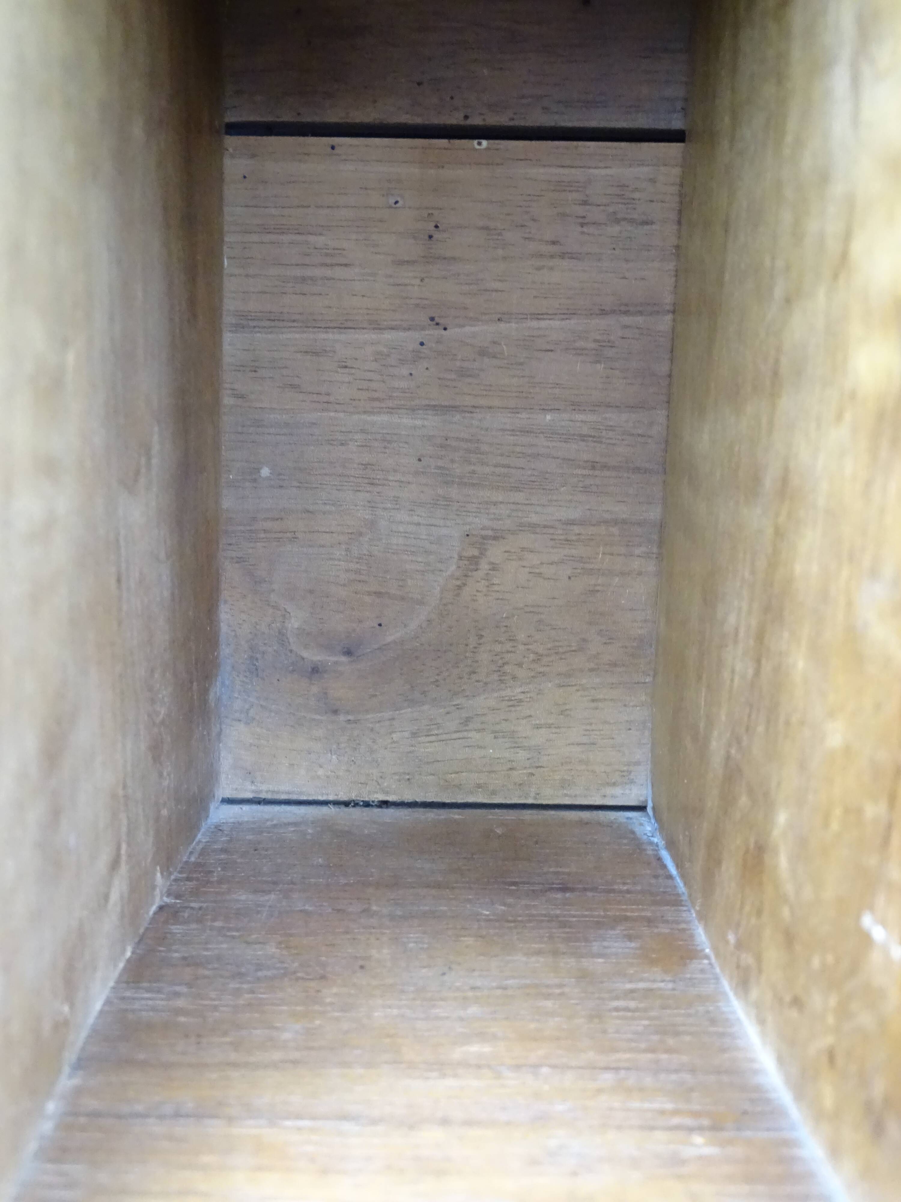 Walnut wall shelf, circa 1920/1930