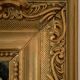 Mirror with molded pediment in Louis XVI style