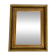 Antique mirror in gilded and copper wood